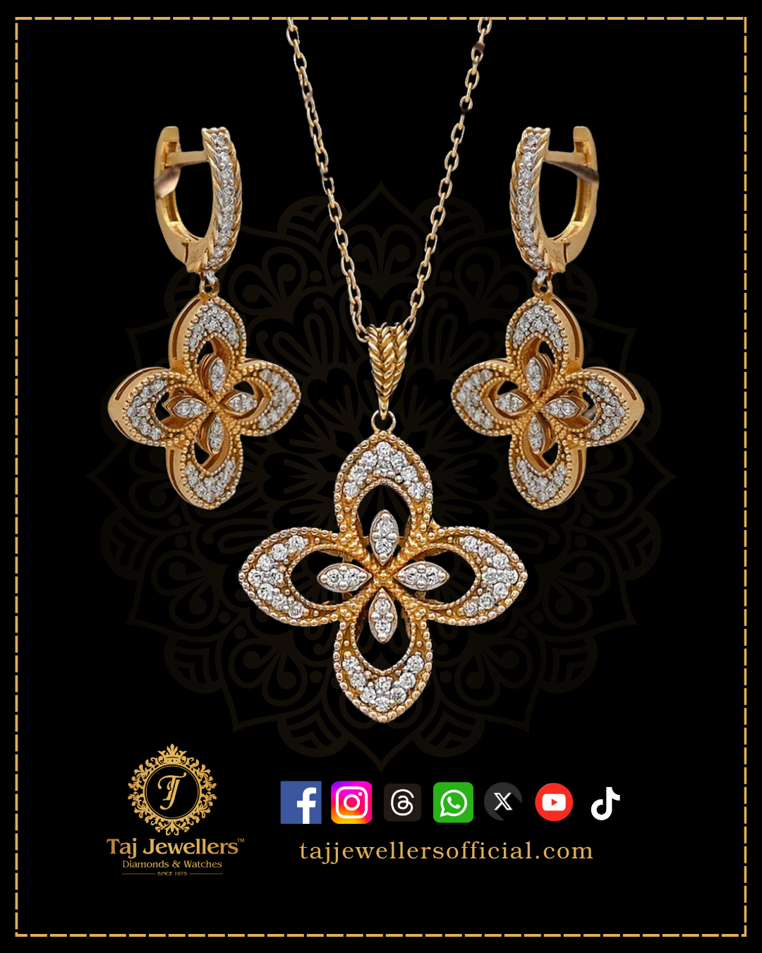 Gold Locket Set